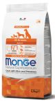 MONGE ALL BRE.ADULT anatra/ri/pa kg.2.5x4