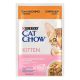Cat Chow® Kitten con tacchino e zucchine in gelatina 85g buste