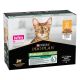 PURINA® PRO PLAN® Adult STERILISED MAINTENANCE MPK con pollo in salsa (10x85g)