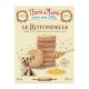 Dolci Impronte – Fatti a Mano - Le Rotondelle Biscotti Pasta Frolla Miele - 250 gr