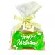 Dolci Impronte - Birthday Bone Verde - 85 gr – Biscotto in Pasta Frolla Fatto a Mano