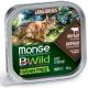 Monge Natural Super Premium Bwild Grain Free Formula Gatto All Breeds All Life Stages Bufalo con ortaggi (fagiolini e carote) 100 g