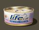 LIFE GATTO TONNO E RISO CON SALMONE 170 GR 