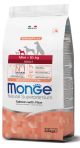 MONGE MINI ADULT salmone/riso gr.800x10