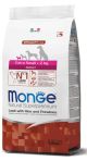 MONGE EX.SMALL ADULT agnel/ri/pa kg.2.5x4