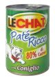 LECHAT RICCO coniglio pat&egrave; gr.400x24