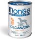 MONGE DOG SOLO anatra pat&egrave; gr.400x24