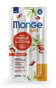Monge Gift Gatto Appetito Difficile Ricco in Maiale Fresco con Rosa Canina e Formaggio Soft Sticks 15 g