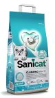 Sanicat Lettiera per Gatti Agglomerante White Active al Sapone di Marsiglia 10 Litri