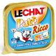 LeChat Gatto Adult Paté Ricco con Tonno, Pesce Bianco e Riso 100 gr vaschetta