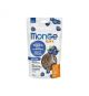 Monge gatto snack meatminis kitten ricco in trota fresca con mirtilli blu da 50 gr
