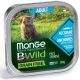 Monge Natural Super Premium Bwild Grain Free Formula Gatto Adulto Acciughe con ortaggi (fagiolini e carote) 100 g