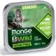 Monge Natural Super Premium Bwild Grain Free Formula Gatto Sterilizzato Cinghiale con ortaggi (fagiolini e carote) 100 g