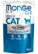 Monge Grill Gatto Bocconcini in Jelly – Ricco in Sgombro – Senior 85 gr