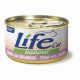 LIFE CAT TONNO CON SALMONE 85 gr.