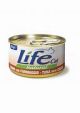 LIFE GATTO NATURAL TONNO CON FORMAGGIO 85 gr.