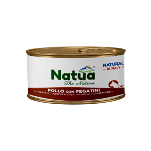 Natua Gatto Pollo con fegatini 85 gr.