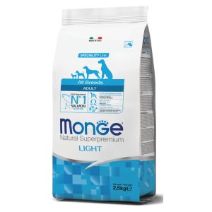 MONGE ALL BREEDS LIGHT salm/riso kg 12x1*