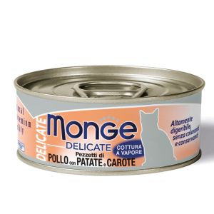 MONGE DELIC. pollo/patate/carot. gr.80x24