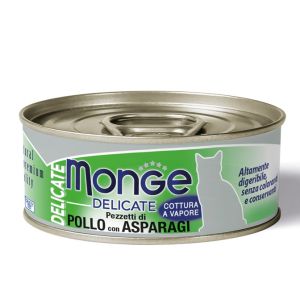 MONGE DELIC. pollo/asparagi gr.80x24