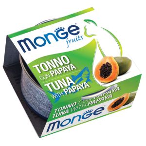 MONGE FRUIT tonno con papaya gr.80x24