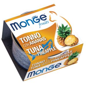 MONGE FRUIT tonno con ananas gr.80x24