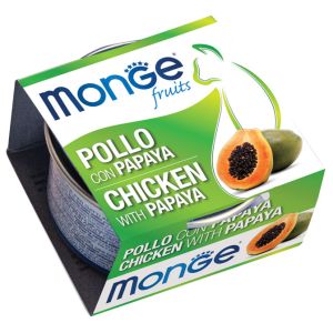 MONGE FRUIT pollo con papaya gr.80x24