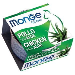 MONGE FRUIT pollo con aloe kitten gr.80x24