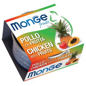 MONGE FRUIT pollo con frutta gr.80x24