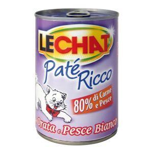 LECHAT RICCO orata/pesce pat&egrave; gr. 400x24