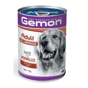 GEMON DOG adult agnello pat&egrave; gr.400x24