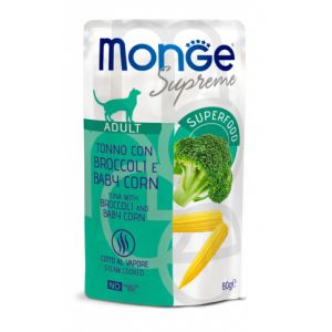 MONGE BU SUPR. AD. tronno/brocc/corn gr. 80x24