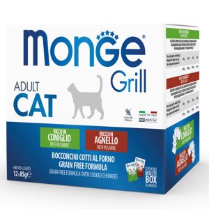 MONGE GRILL MULTIBOX adult con/agn g85x12