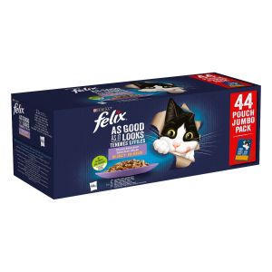 Purina Felix Le Ghiottonerie In Gelatina Mixed 44 Buste x 85gr