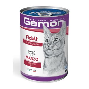 Gemon Gatto Adult Patè con Manzo 400 gr.