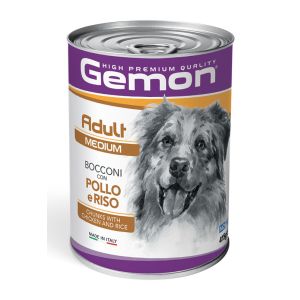 Gemon Cane Medium Adult Bocconi con Pollo e Riso 415 g