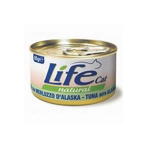 LIFE GATTO TONNETTO CON MERLUZZO Dell'ALASKA 85 gr.