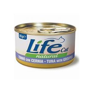 LIFE GATTO TONNO CON CERNIA 85 gr.