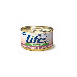 LIFE GATTO FILETTI DI POLLO E PROSCIUTTO 85 GR.