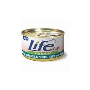 LIFE GATTO TONNETTO CON PESCE AZZURRO 85 gr.