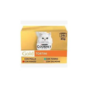 Purina Gourmet Gold Tortini Multipack 24 Scatolette x 85 Gr 
