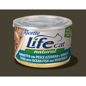 LIFE CAT TONNETTO CON PESCE AZZURRO E VERDURE 150 gr.